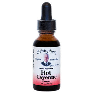 Christopher's Original Formulas - Hot Cayenne Extract 200,000 H.U. - 1 oz.