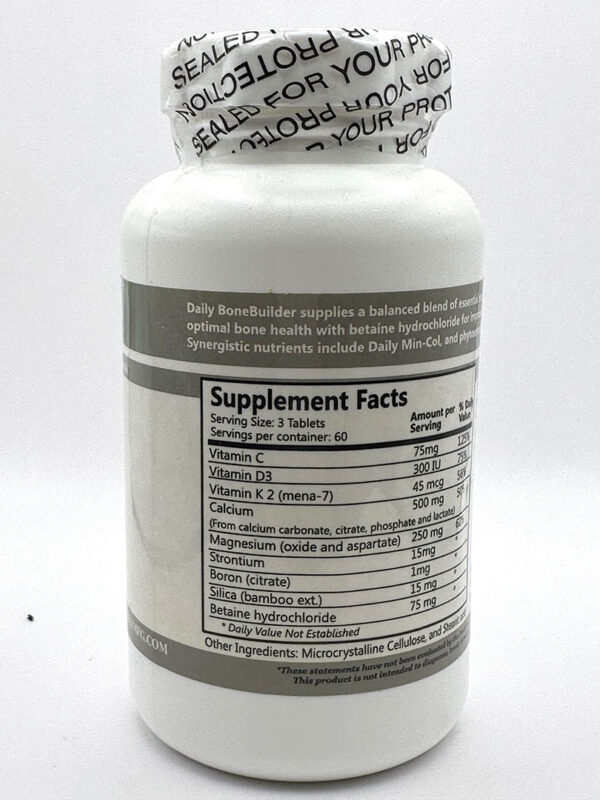 Daily Manufacturing - Bone Builder - 180 Tablets - Image 2