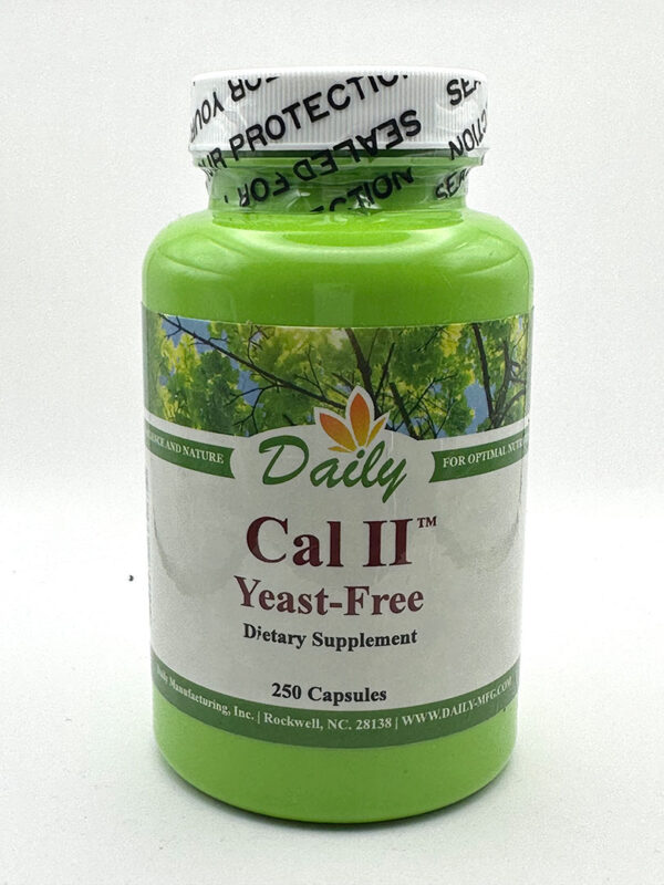 Daily Manufacturing - Cal-II (Yeast-Free) 250 Capsules