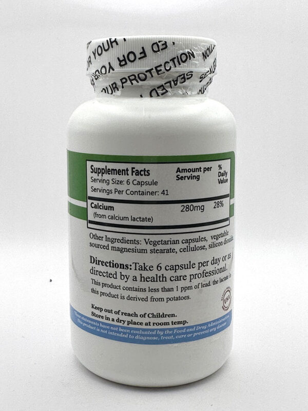 Daily Manufacturing - Calcium Lactate 250 Capsules - Image 2