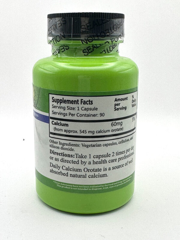 Daily Manufacturing - Calcium Orotate 90 Capsules - Image 2