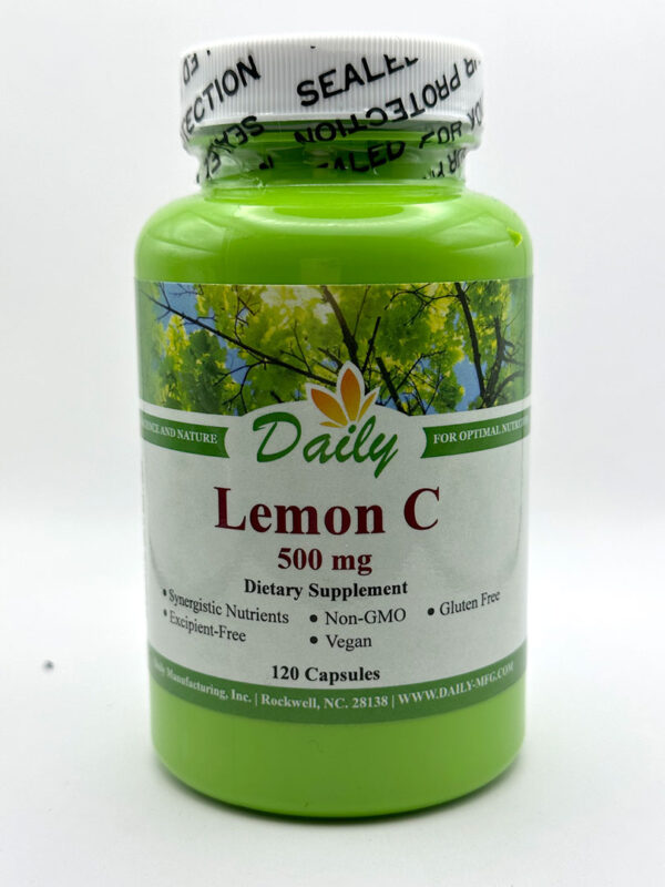 Daily Manufacturing - Lemon C 120 Capsules