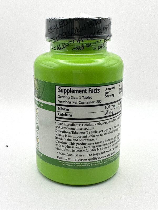 Daily Manufacturing - Niacin 100mg - 200 Tablets - Image 2