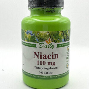 Daily Manufacturing - Niacin 100mg - 200 Tablets