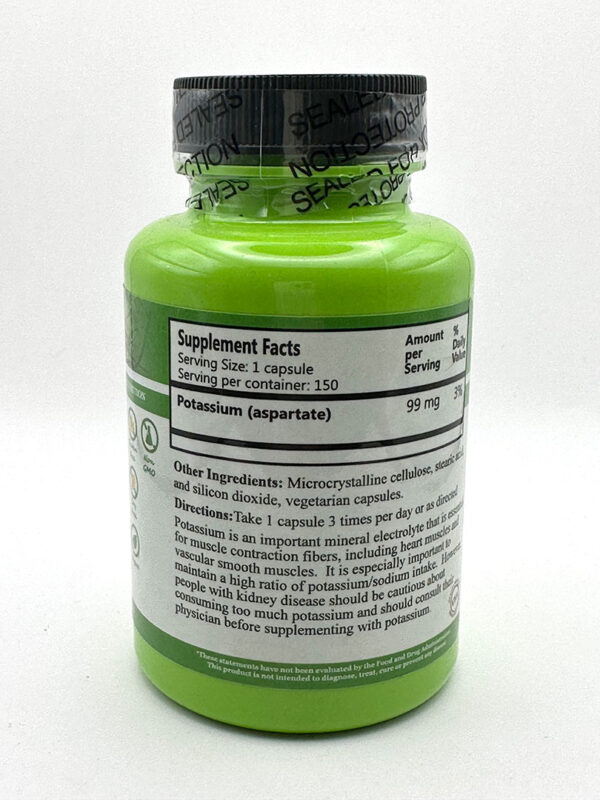 Daily Manufacturing - Potassium Aspartate 150 Capsules - Image 2