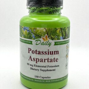 Daily Manufacturing - Potassium Aspartate 150 Capsules