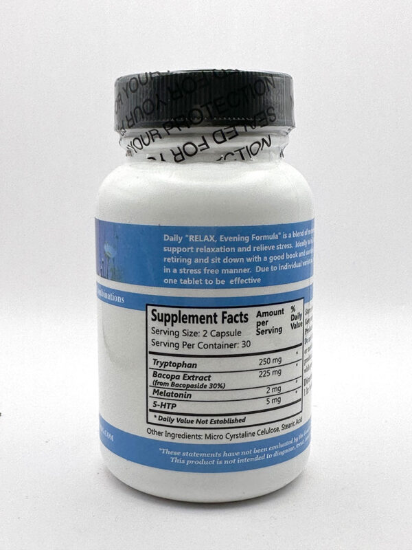 Daily Manufacturing - Relax Evening Formula 60 Capsules - Image 2