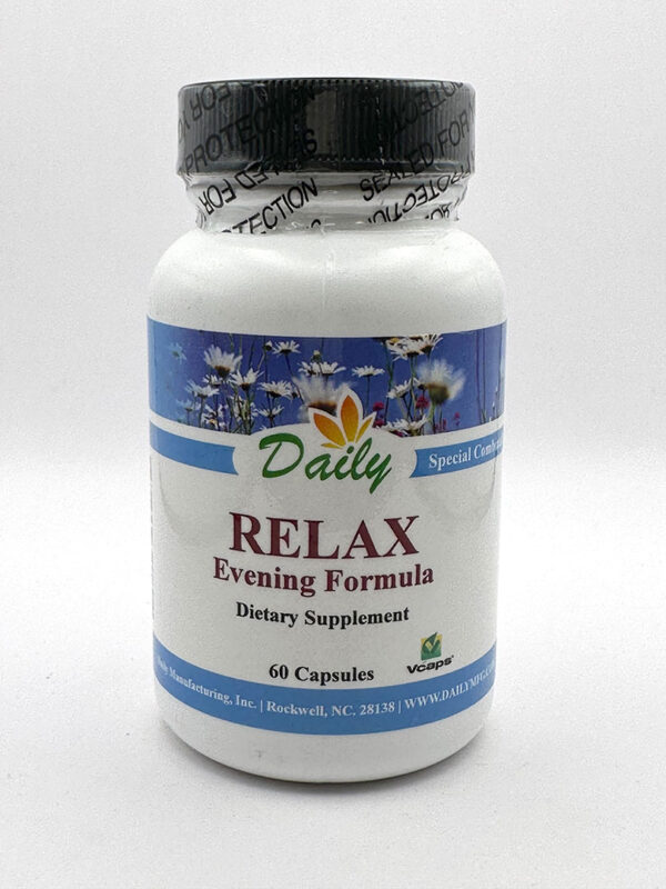 Daily Manufacturing - Relax Evening Formula 60 Capsules