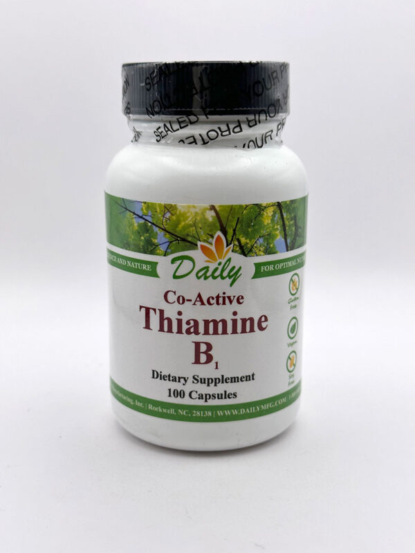 Daily Manufacturing - Vitamin B1 (Co-Active Thiamine) 100 Capsules