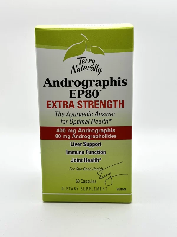 Europharma/Terry Naturally - Andrographis EP80™ Extra Strength 60 Capsules