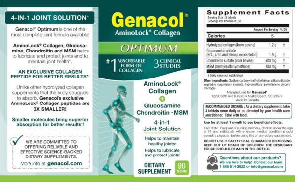 Genacol Optimum Tablets 90 Tablets - Image 2