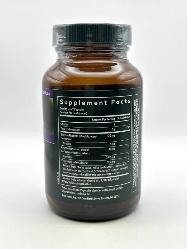 Gaia Herbs Adrenal Health Daily Support 120ct - Image 2