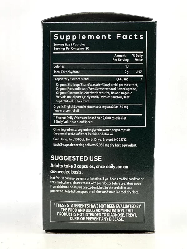 Gaia Calm A.S.A.P. 60 Capsules - Image 2