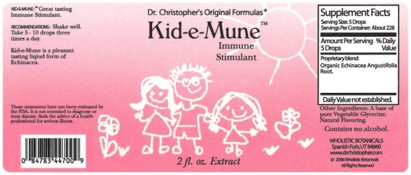 Christopher's Original Formulas - Kid-e-Mune Extract 2 oz. - Image 2