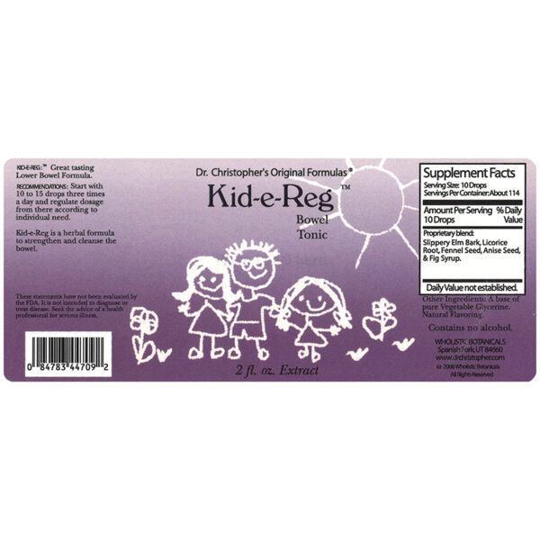 Christopher's Original Formulas - Kid-e-Reg Extract - 2 oz. - Image 2