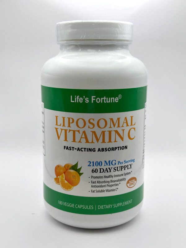 Life's Fortune - Lipsomal Vitamin C - 2100mg 180 Veggie Capsules