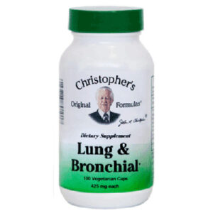 Christopher's Original Formulas - Lung & Bronchial Capsule - 100 Capsules