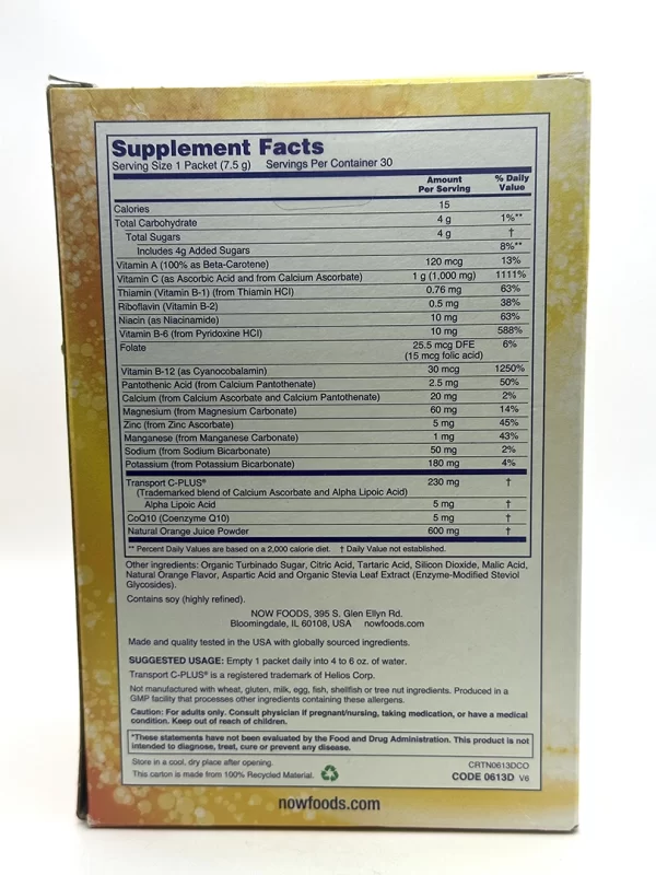 NOW - Effer-C™ Orange Packets - Image 2