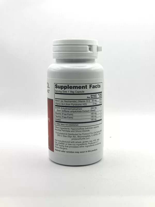 Protocol - 5-HTP 200mg 60 Veg Capsules - Image 2