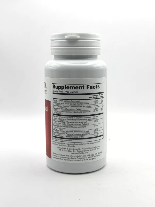 Protocol - Adrenal Cortisol Support™ With Relora™ 90 Veg Capsules - Image 2