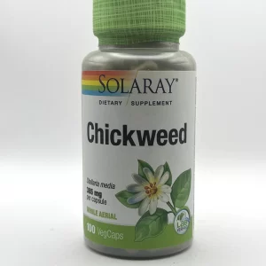 Solaray - Chickweed Capsules, 385 mg - 100 VegCaps