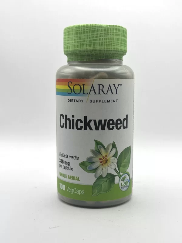 Solaray - Chickweed Capsules, 385 mg - 100 VegCaps