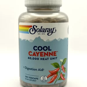 Solaray - Cool Cayenne Pepper, 40,000 HU - 90 & 180 VegCaps