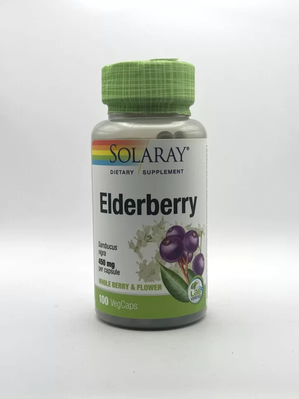 Solaray - Elderberry 450mg - 100 VegCaps