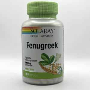 Solaray - Solaray Fenugreek Seeds, 620 mg - 180 VegCaps