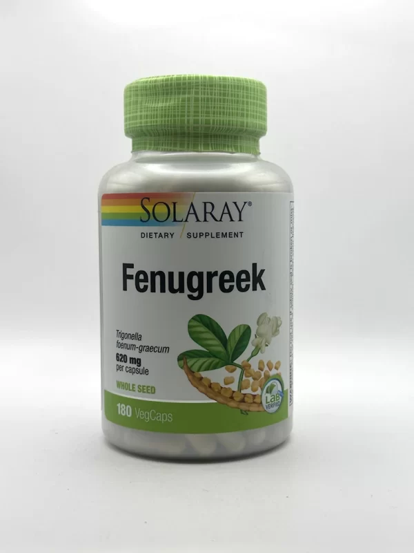 Solaray - Solaray Fenugreek Seeds, 620 mg - 180 VegCaps