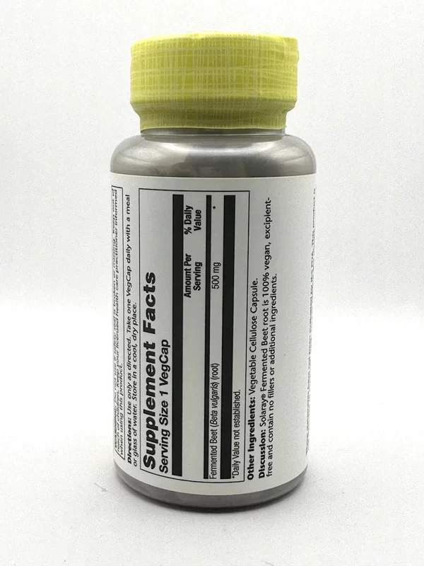 Solaray - Beet Root, Fermented - 100 VegCaps - Image 2