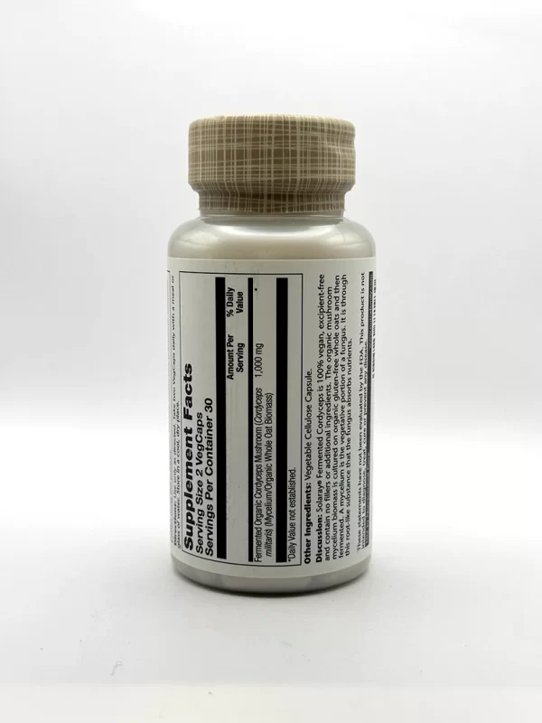 Solaray - Fermented Cordycep - 60 VegCaps - Image 2
