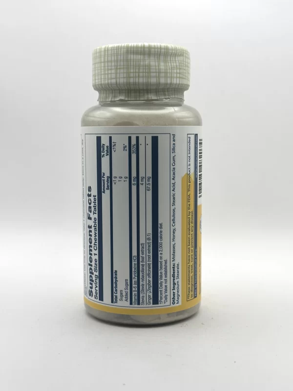 Solaray - Ginger Trips - 60 Chewable Tablets - Image 2