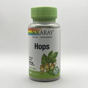 Solaray - Hops Capsules, 340 mg - 100 Capsules