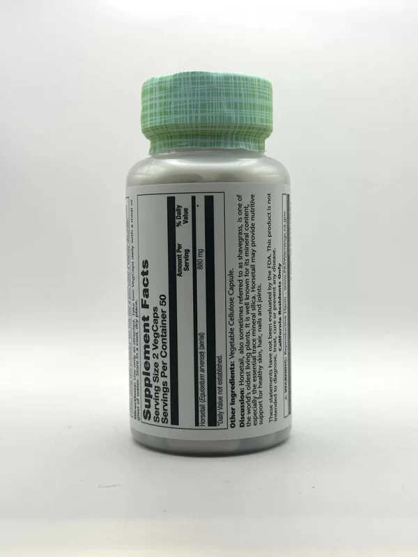 Solaray - Horsetail 440 mg - 100 VegCaps - Image 2