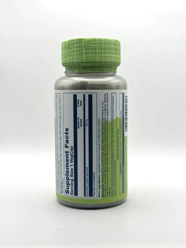 Solaray - Black Walnut Hull - 100 Capsules - Image 2