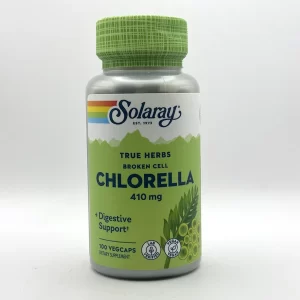 Solaray - Broken Cell Chlorella, 410 mg - 100 VegCaps