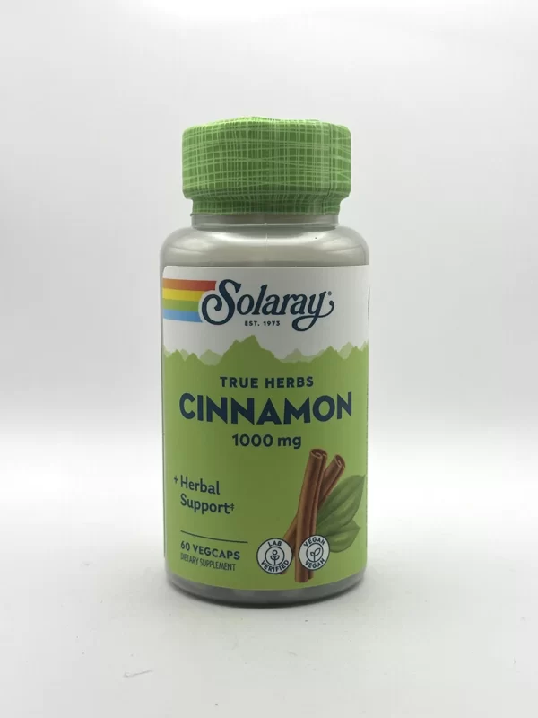Solaray - Cinnamon Bark Capsules, 500 mg - 60 VegCaps