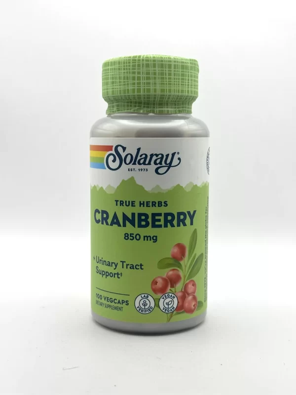 Solaray -  Cranberry Capsules, 425mg - 100 VegCaps