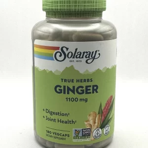 Solaray - Ginger Root Capsules, 550 mg - 180 VegCaps