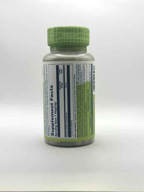 Solaray - Goldenseal Root Capsules, 550 mg - 100 VegCaps - Image 2