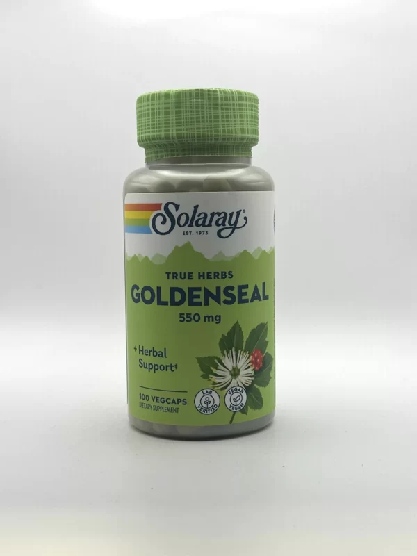 Solaray - Goldenseal Root Capsules, 550 mg - 100 VegCaps