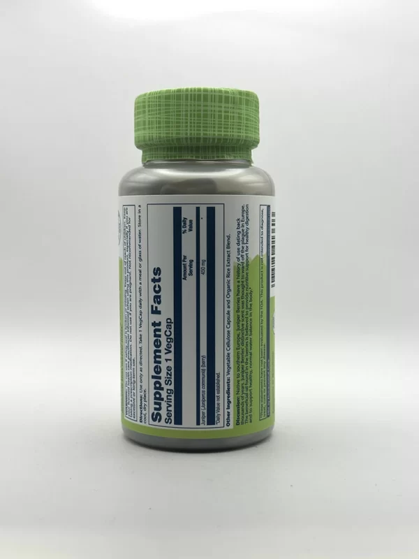 Solaray - Juniper Berry 450 mg - 100 VegCaps - Image 2