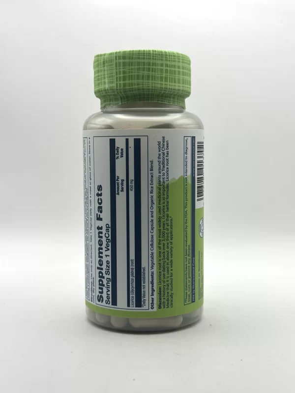 Solaray - Licorice Root 450mg - 100 VegCaps - Image 2