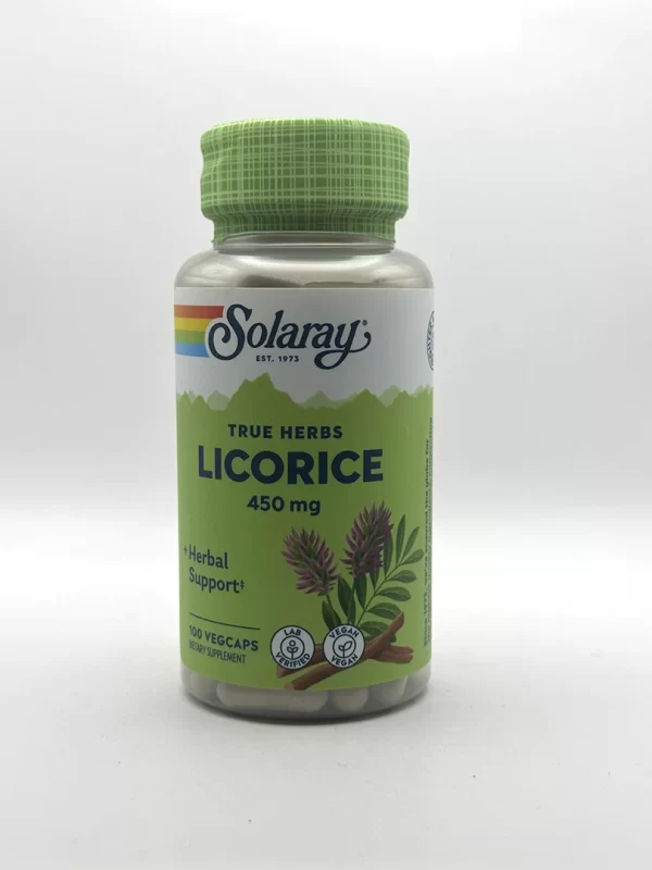 Solaray - Licorice Root 450mg - 100 VegCaps