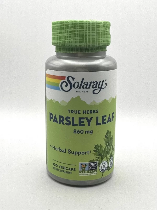 Solaray - Parsley Capsules, 430 mg - 100 Capsules