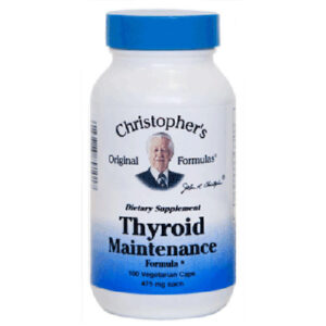 Christopher's Original Formulas - Thyroid Maintenance Capsule - 100 Capsules