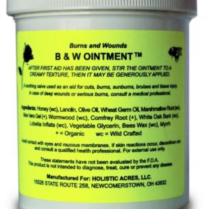 B & W Ointment 16oz (Burns & Wounds)