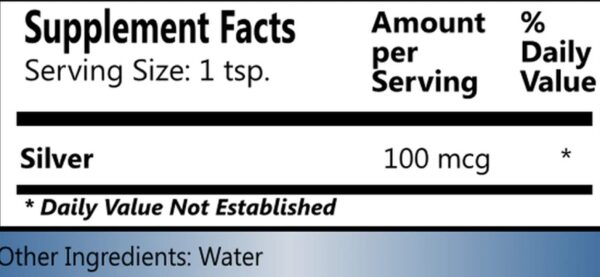 Daily Manufacturing - Colloidal Silver 8 fl oz - Image 2