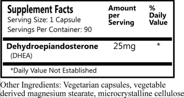Daily Manufacturing - DHEA 90 Capsules - Image 2